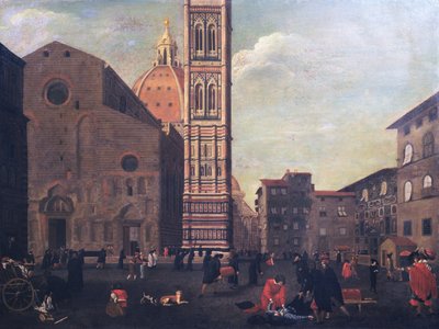 Die Pest in Florenz im Jahr 1630 von Baccio del Bianco